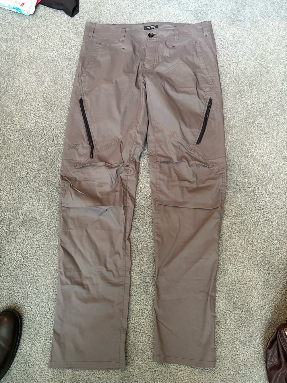 Arcteryx Gray Outdoor Zip-Pocket Pants